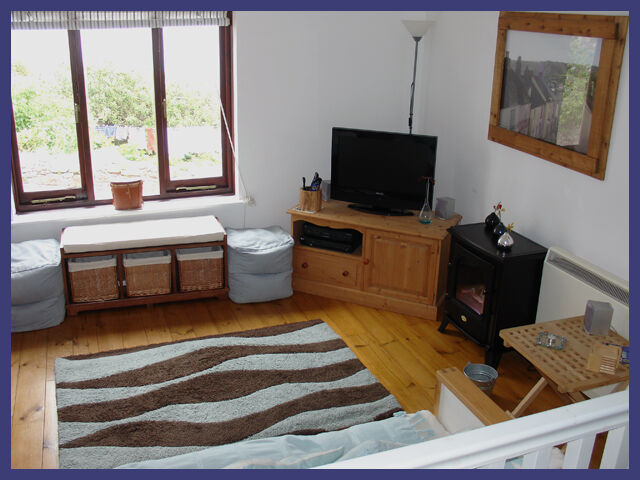 Chough Cottage Living tv corner